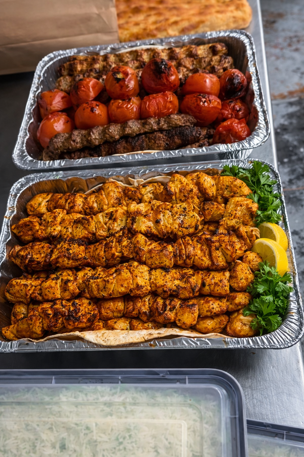 Baba Kebab mixed platter