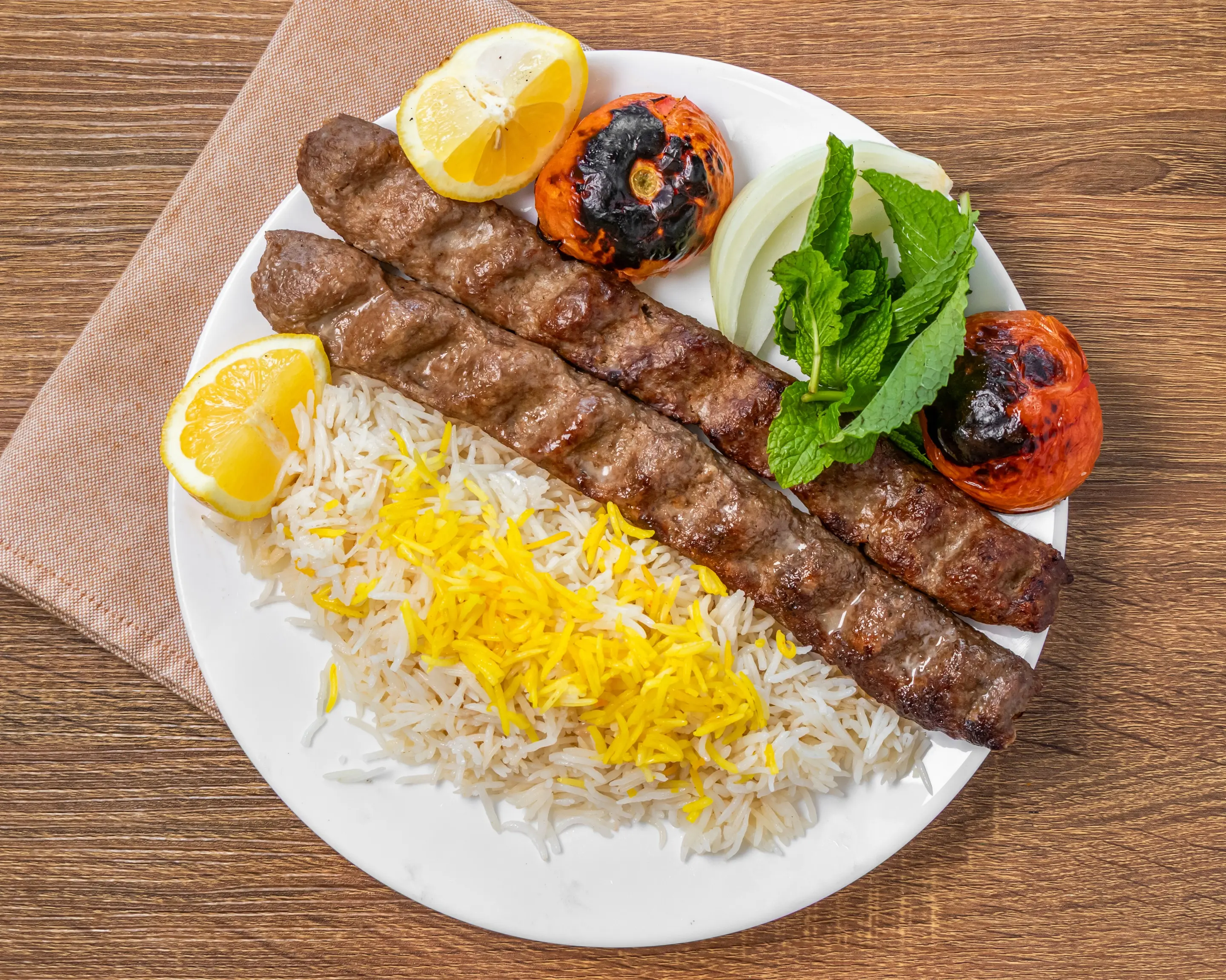 Kabob Koobideh plate